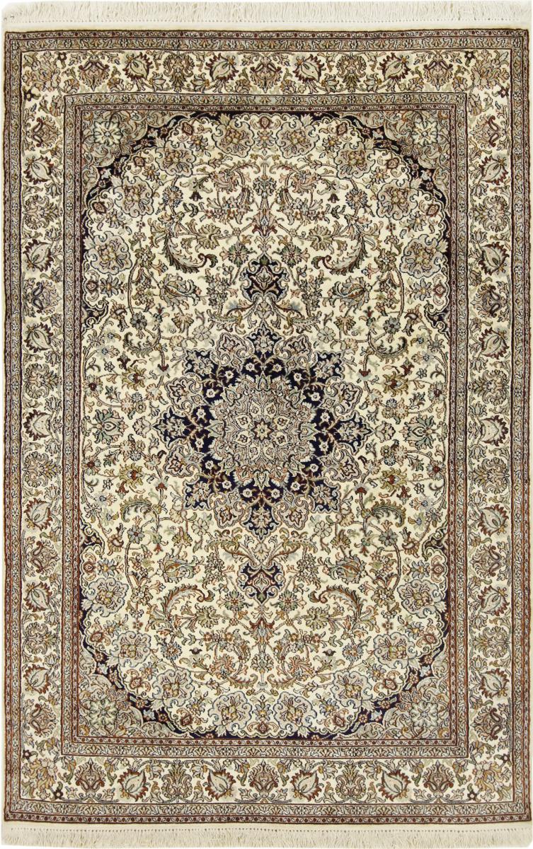 Alfombra india Cachemira de Seda 188x125 188x125, Alfombra persa Anudado a mano