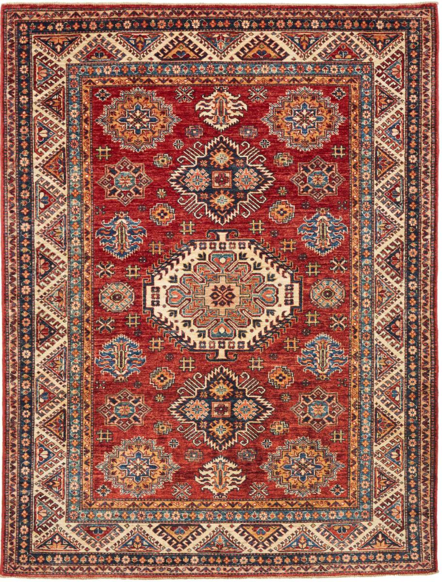 Tapete paquistanês Kazak 223x167 223x167, Tapete persa Atado à mão