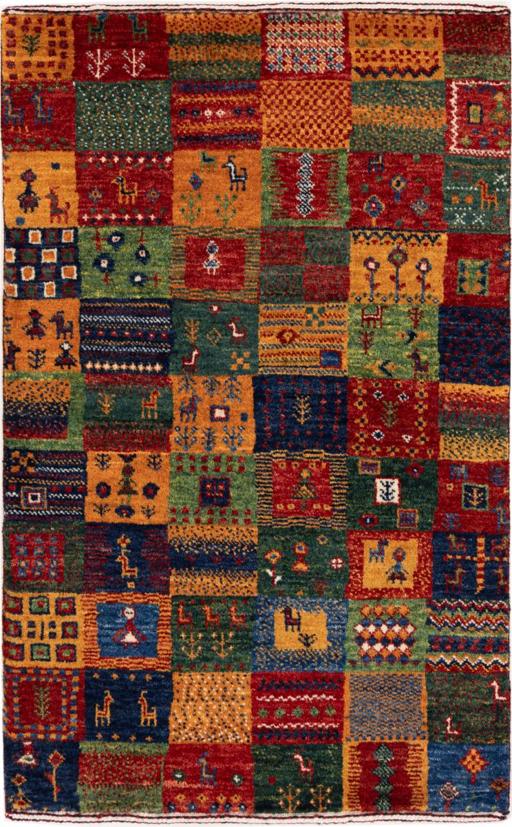 Perzisch tapijt Perzisch Gabbeh Loribaft Nowbaft 91x59 91x59, Perzisch tapijt Handgeknoopte