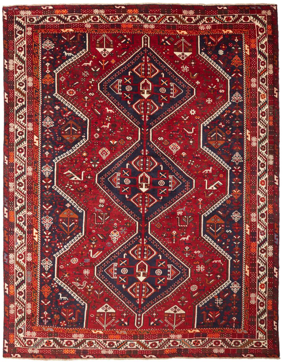 Tapis persan Shiraz 289x219 289x219, Tapis persan Noué à la main