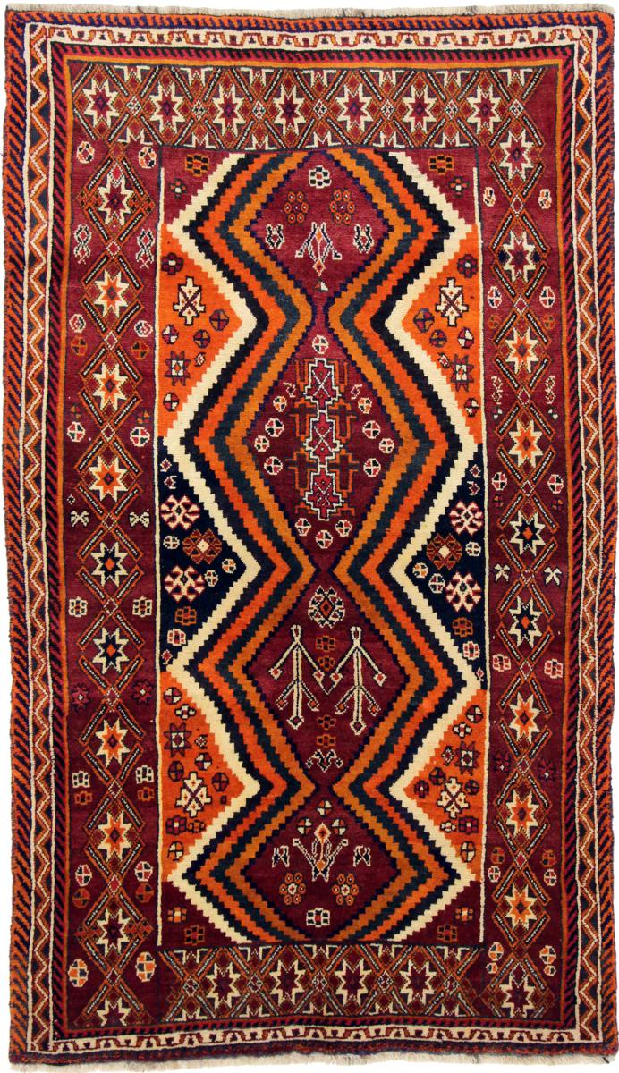 Perserteppich Ghashghai 221x126 221x126, Perserteppich Handgeknüpft