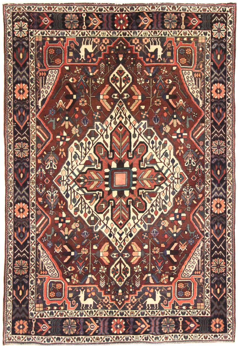 Persisk tæppe Bakhtiar 227x154 227x154, Persisk tæppe Knyttet i hånden