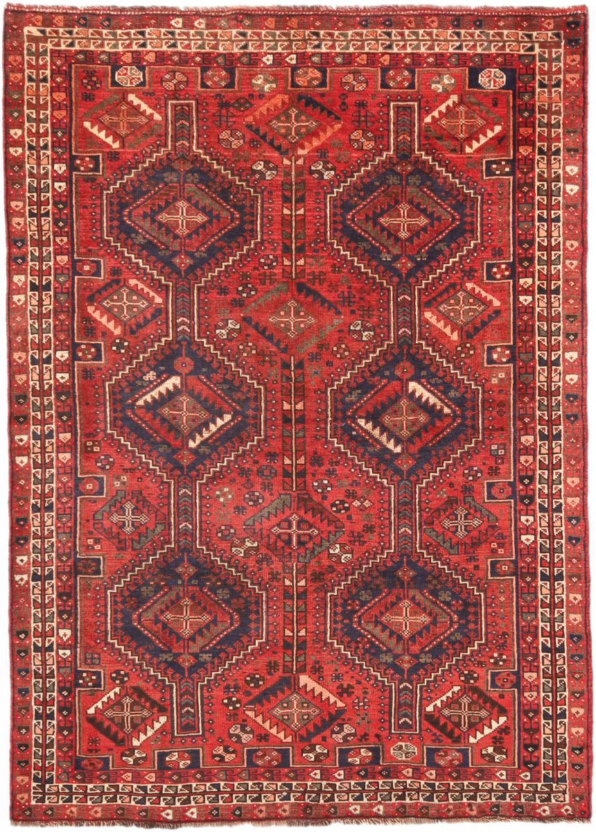 Tapete persa Shiraz 254x180 254x180, Tapete persa Atado à mão