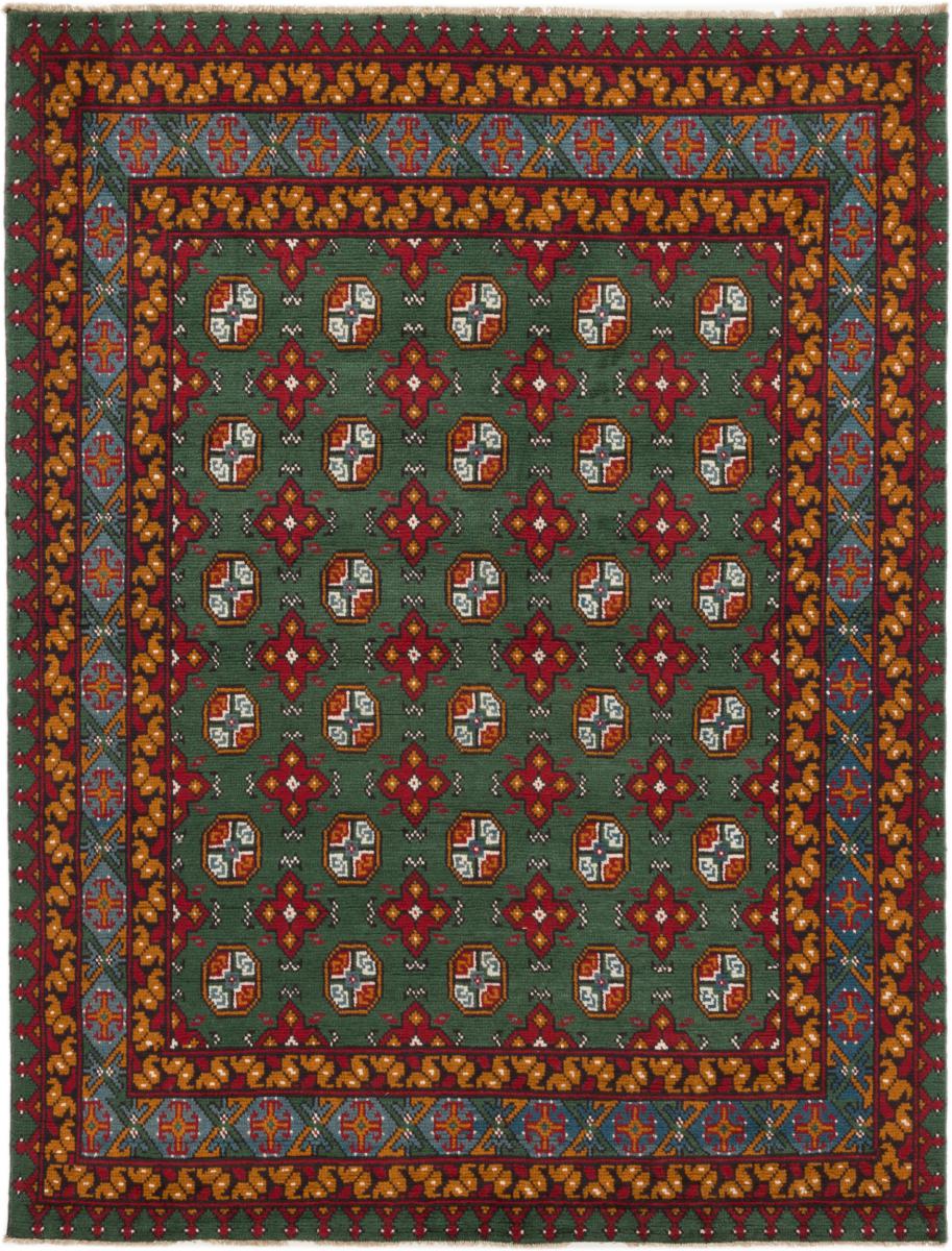 Tapete afegão Afegão Akhche 198x151 198x151, Tapete persa Atado à mão
