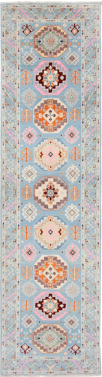 Afghan rug Kazak 302x83 302x83, Persian Rug Knotted by hand