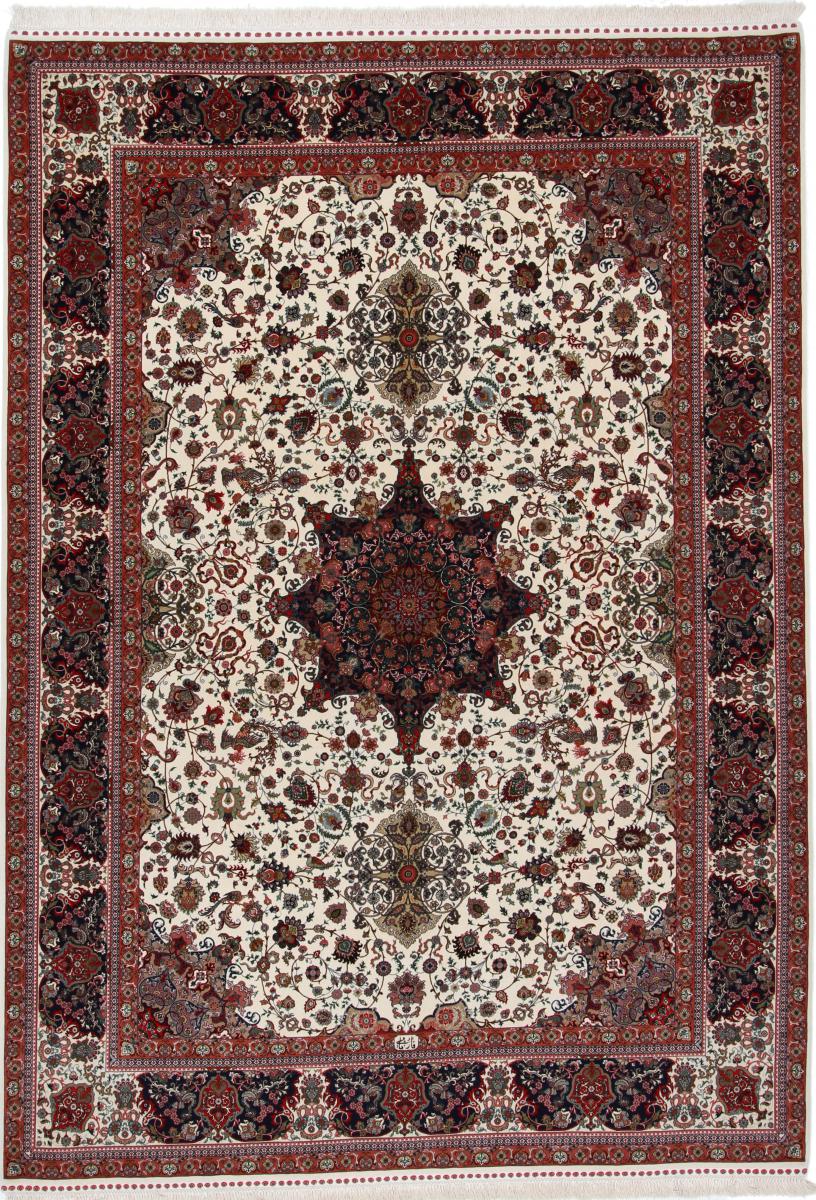 Persian Rug Tabriz 60Raj Silk Warp 362x248 362x248, Persian Rug Knotted by hand