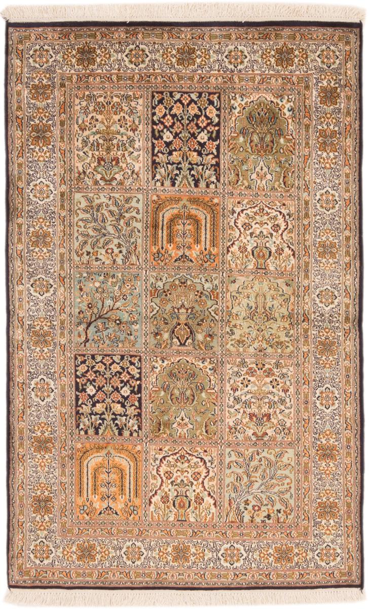Tapis indien Cachemire Soie 148x93 148x93, Tapis persan Noué à la main