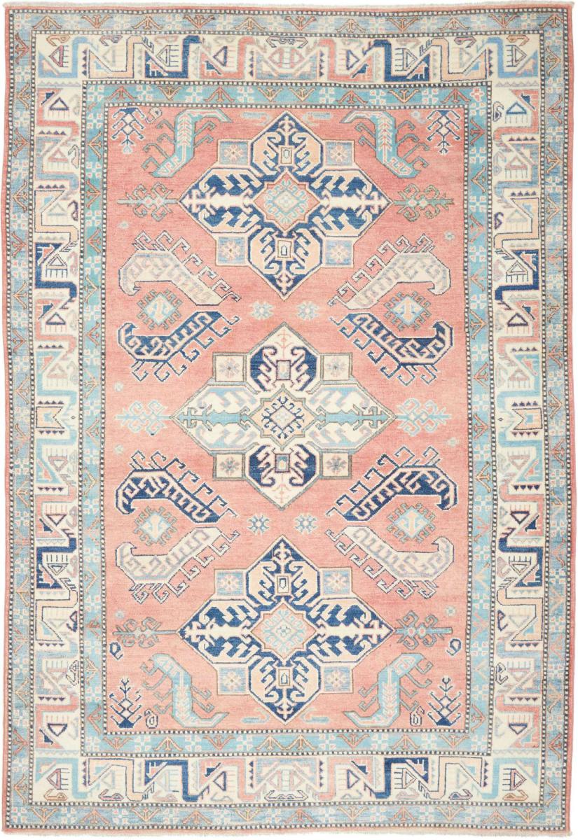 Pakistanischer Teppich Kazak 7'11"x5'6" 7'11"x5'6", Perserteppich Handgeknüpft