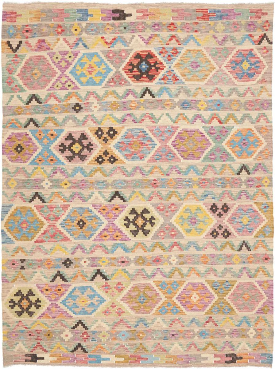 Afghansk tæppe Kelim Afghan 233x169 233x169, Persisk tæppe Håndvævet