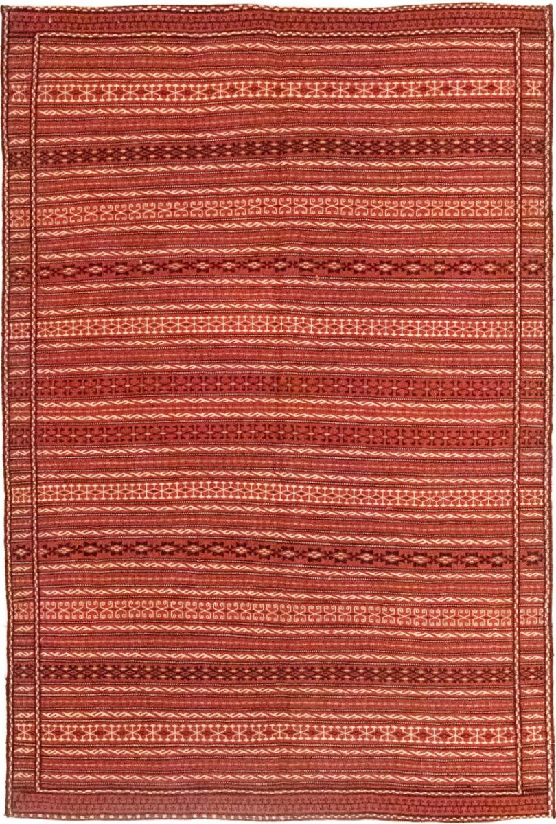 Tapete persa Kilim Fars 7'9"x5'5" 7'9"x5'5", Tapete persa Tecido à mão