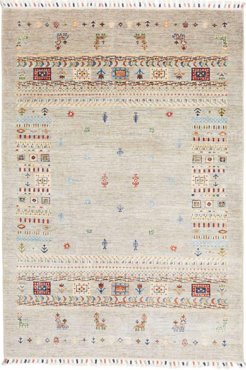 Pakistani rug Arijana Spectrum 5'10"x4'0" 5'10"x4'0", Persian rug Hand-knotted