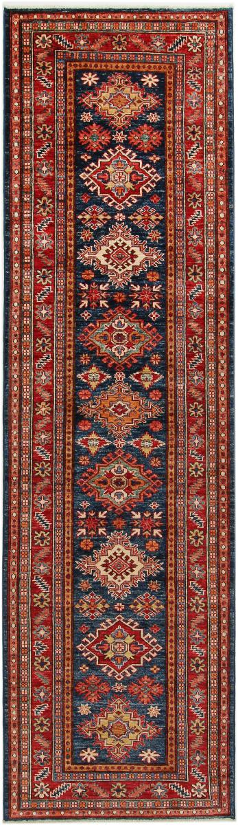 Afghan rug Super Kazak 296x85 296x85, Persian Rug Knotted by hand