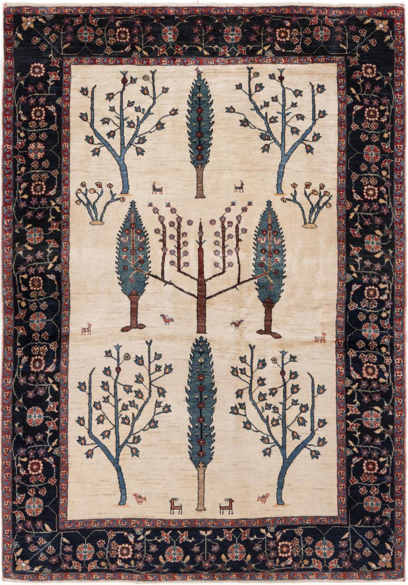 Alfombra persa Persia Gabbeh Loribaft Z 204x142 204x142, Alfombra persa Anudado a mano