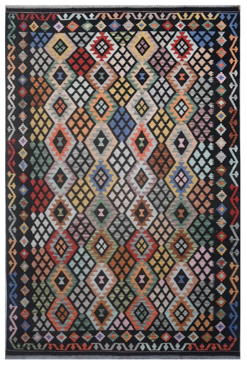 Afghan rug Kilim Afghan 9'9"x6'8" 9'9"x6'8", Persian Rug Woven by hand