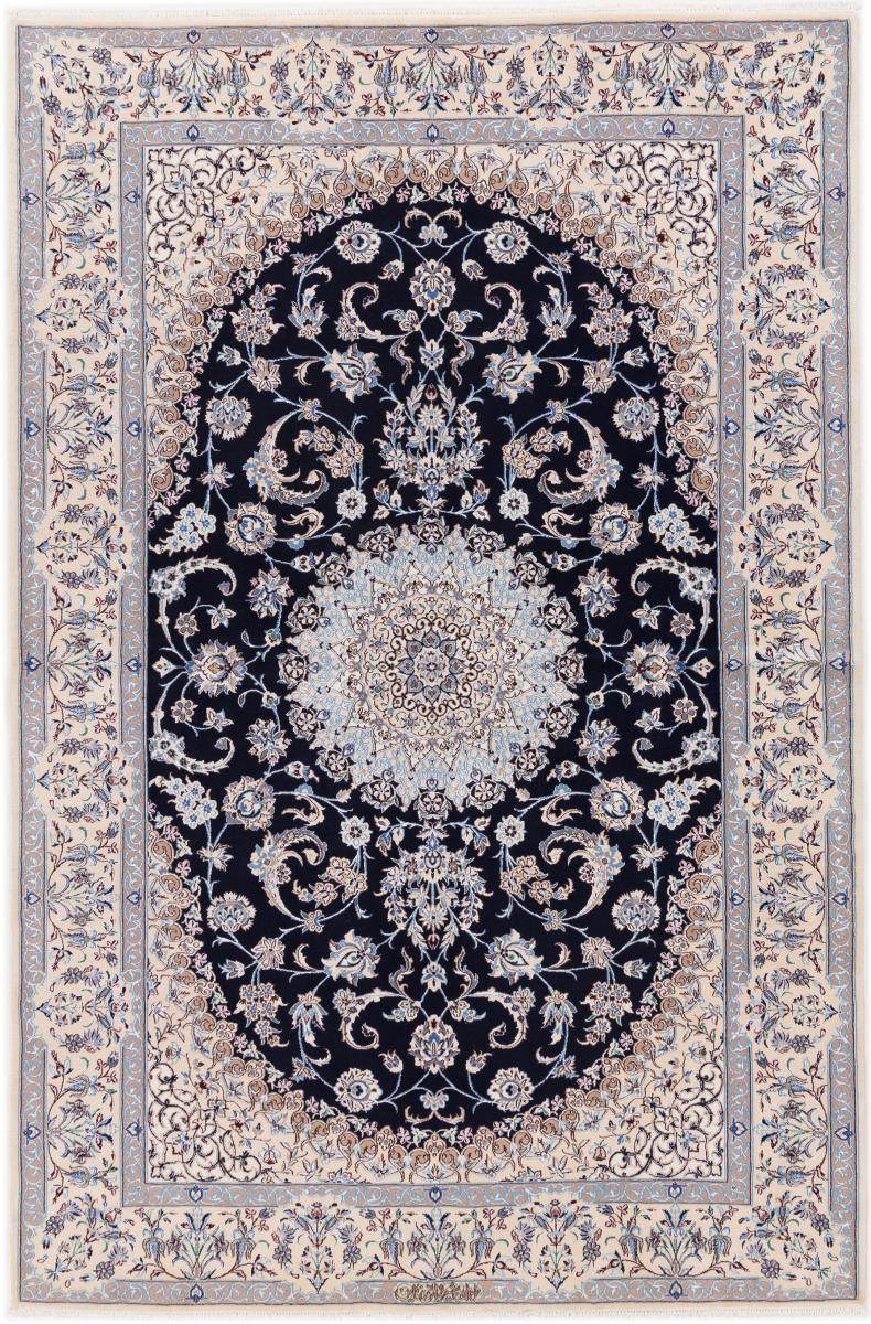 Persisk tæppe Nain 6La Signed 235x155 235x155, Persisk tæppe Knyttet i hånden