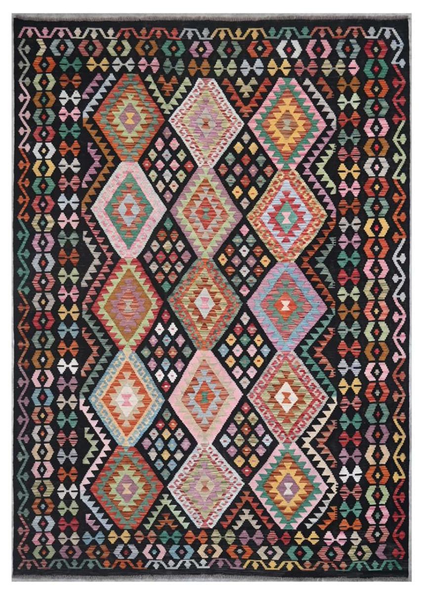 Afghan rug Kilim Afghan 10'2"x6'10" 10'2"x6'10", Persian Rug Woven by hand