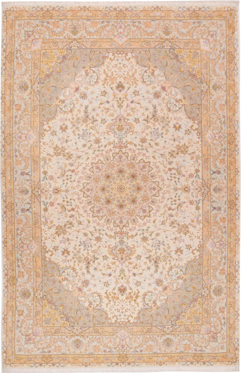 Tappeto persiano Tabriz 60Raj Ordito in Seta 309x201 309x201, Tappeto persiano Annodato a mano