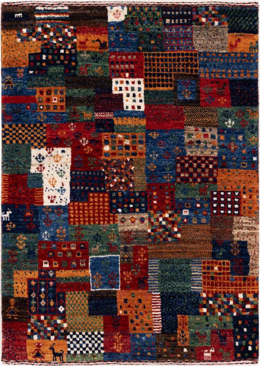 Perzisch tapijt Perzisch Gabbeh Loribaft Nowbaft 87x63 87x63, Perzisch tapijt Handgeknoopte