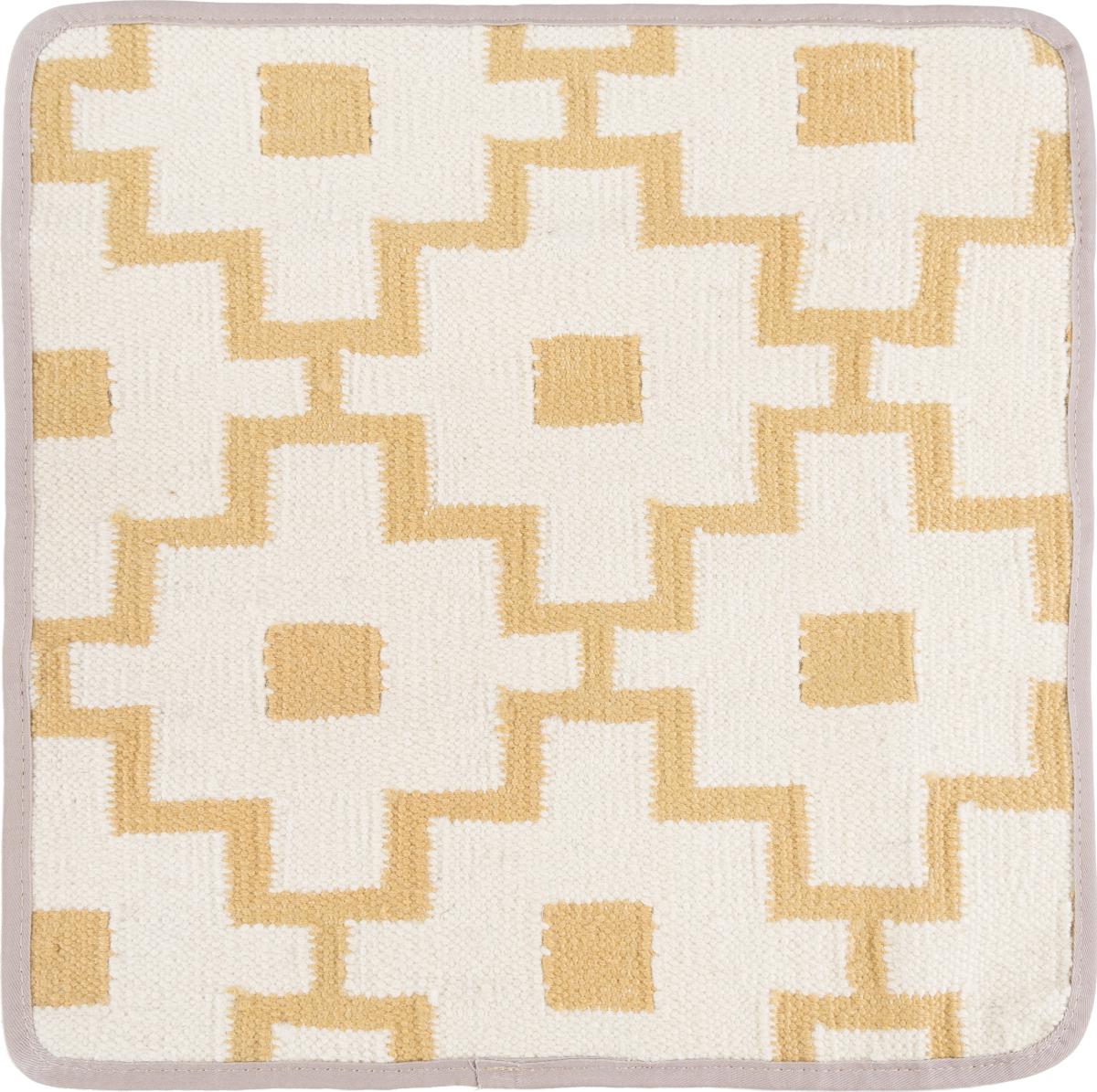 Afghan rug Kilim Afghan Cushion Cover 40x40 40x40, Persian Rug Knotted by hand