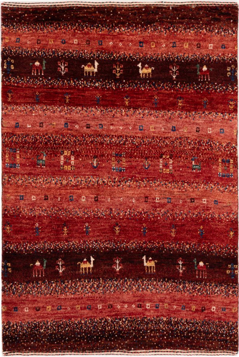 Perzisch tapijt Perzisch Gabbeh Loribaft Nowbaft 92x63 92x63, Perzisch tapijt Handgeknoopte