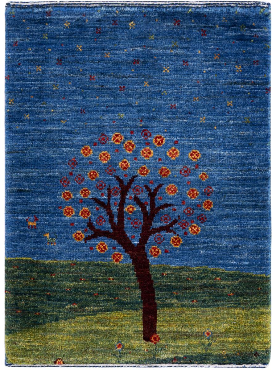 Tapis persan Persan Gabbeh Loribaft Atelier 66x49 66x49, Tapis persan Noué à la main