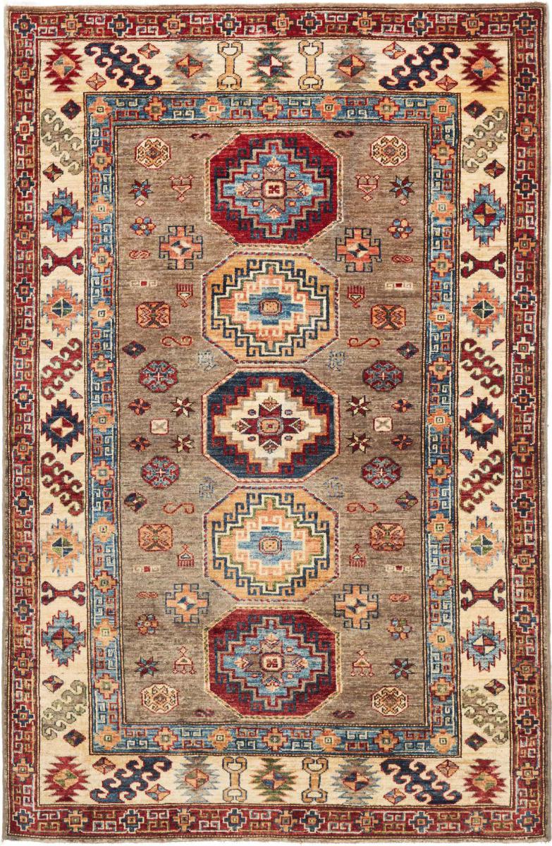 Tapis pakistanais Kazak 189x121 189x121, Tapis persan Noué à la main