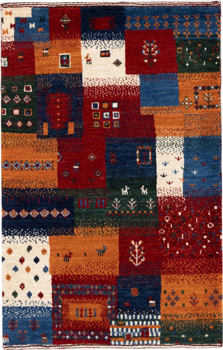 Perzisch tapijt Perzisch Gabbeh Loribaft Nowbaft 93x60 93x60, Perzisch tapijt Handgeknoopte