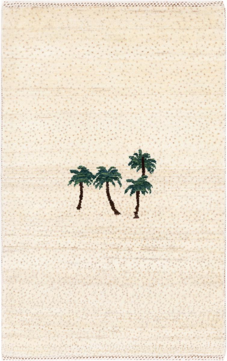 Tapis persan Persan Gabbeh Loribaft Atelier 104x64 104x64, Tapis persan Noué à la main
