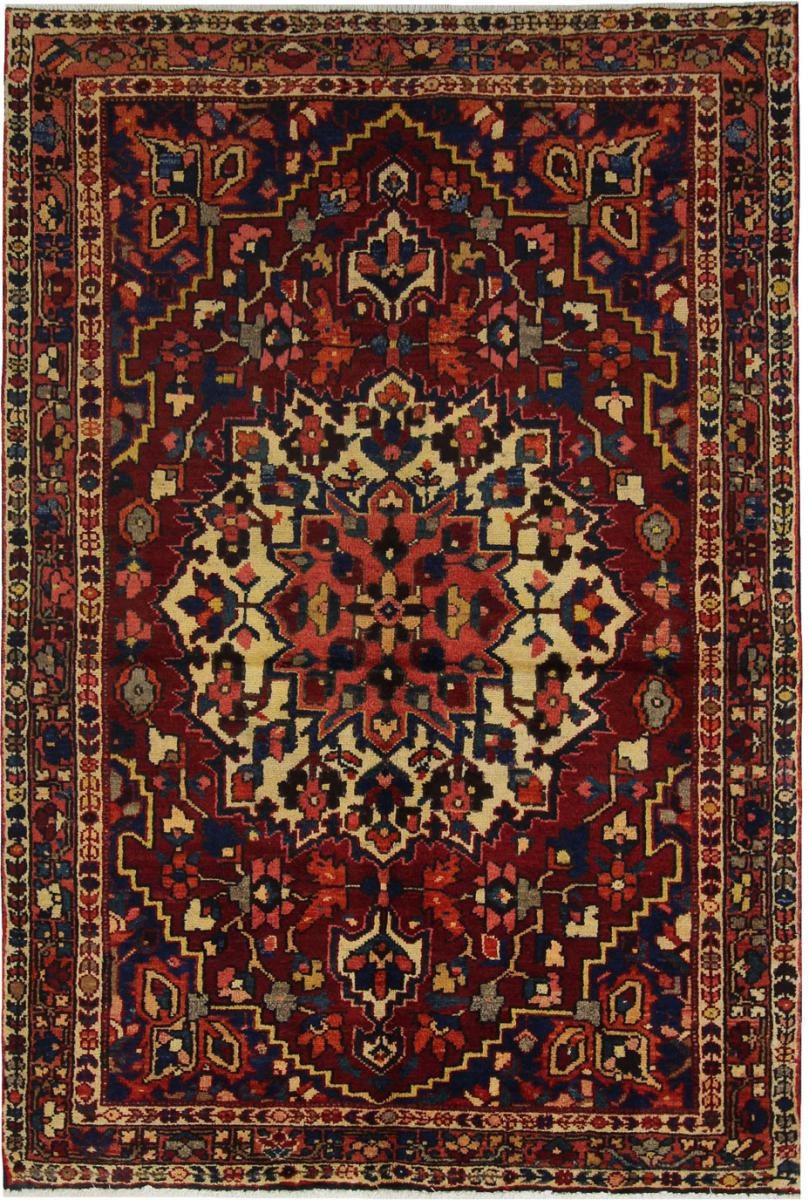 Persisk matta Bakhtiari 208x141 208x141, Persisk matta Knuten för hand