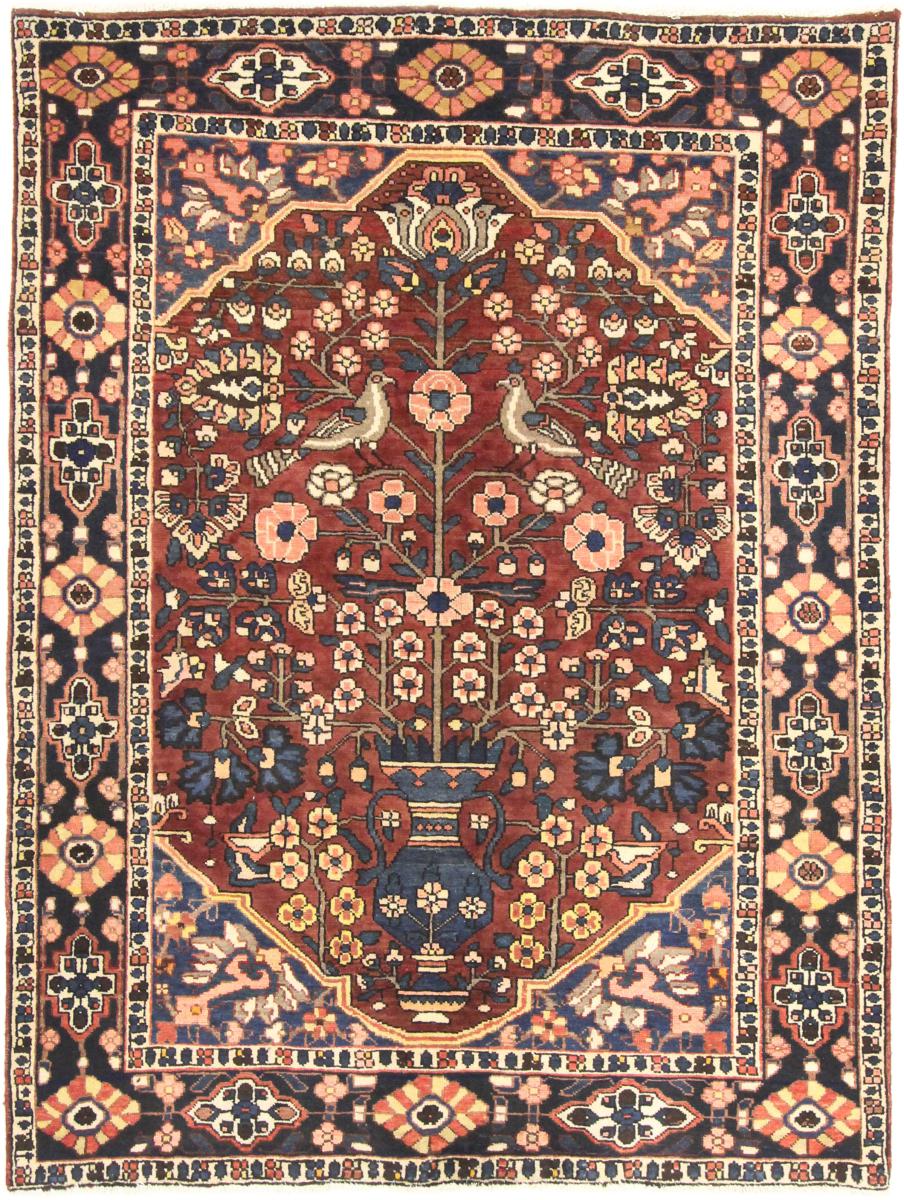 Persisk tæppe Bakhtiar 202x154 202x154, Persisk tæppe Knyttet i hånden