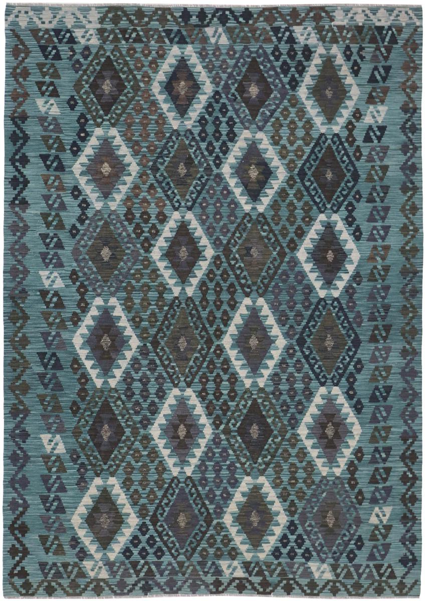 Afghanischer Teppich Kelim Afghan 286x209 286x209, Perserteppich Handgewebt
