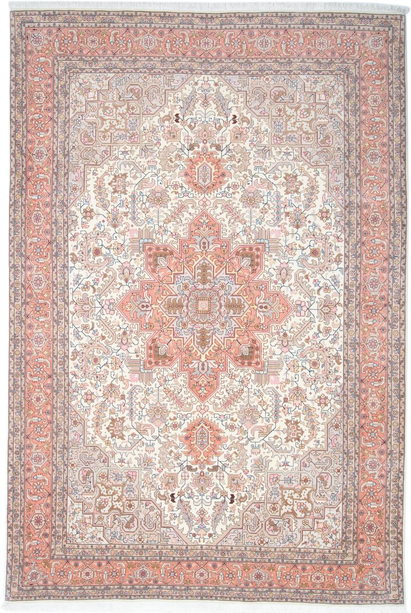 Tapete persa Tabriz 50Raj 306x201 306x201, Tapete persa Atado à mão