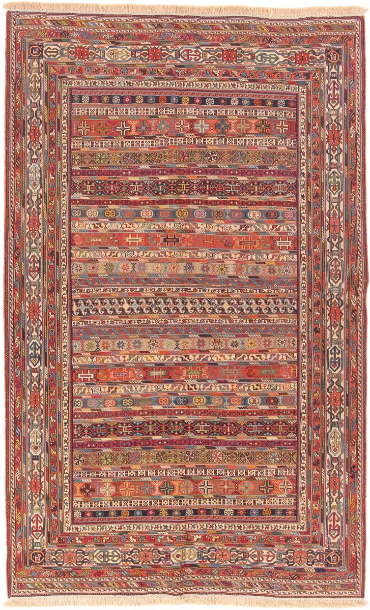 Perzisch tapijt Kilim Soozani 212x130 212x130, Perzisch tapijt Handgeweven