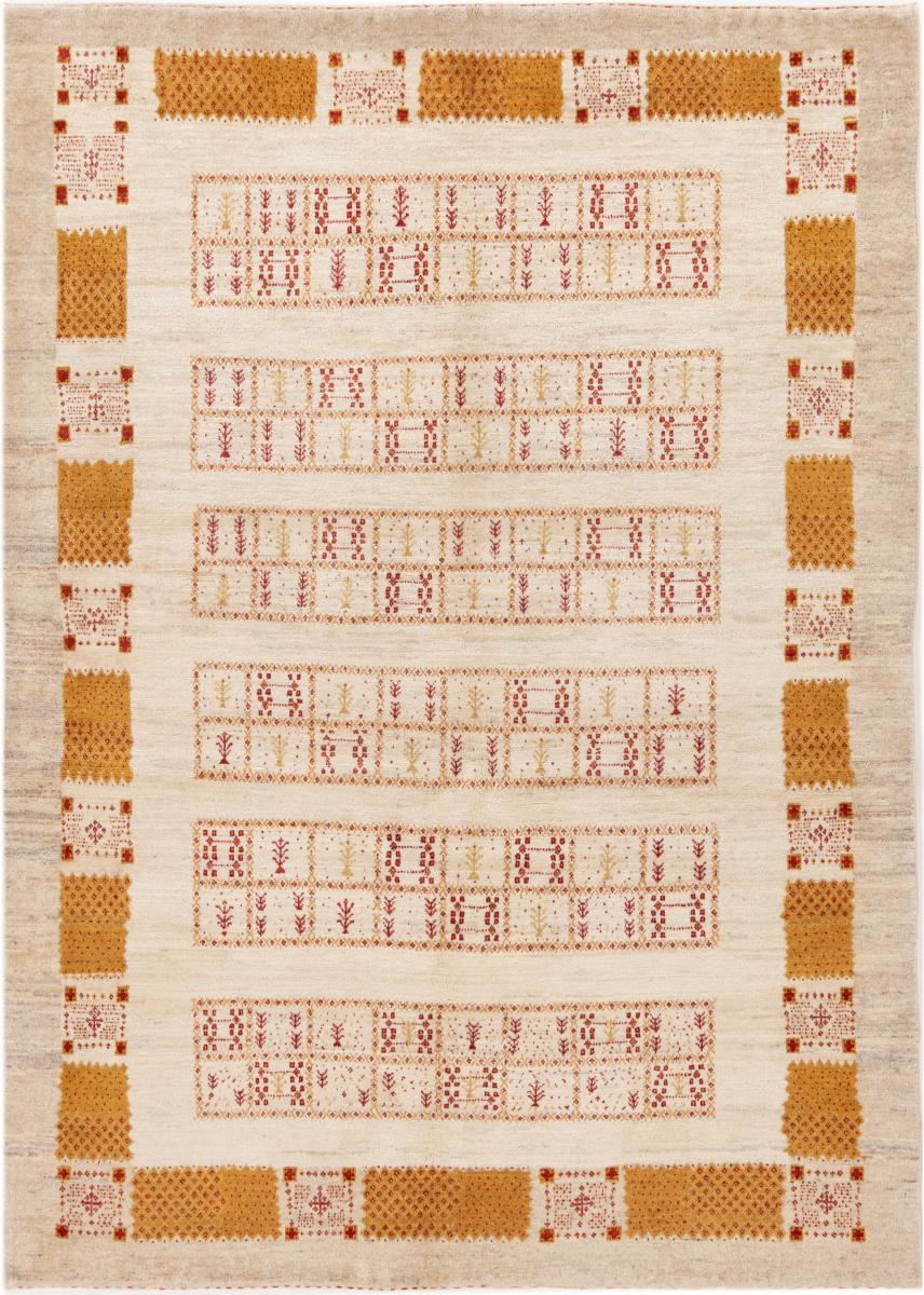 Persian Rug Persian Gabbeh Loribaft 6'9"x4'11" 6'9"x4'11", Persian Rug Knotted by hand