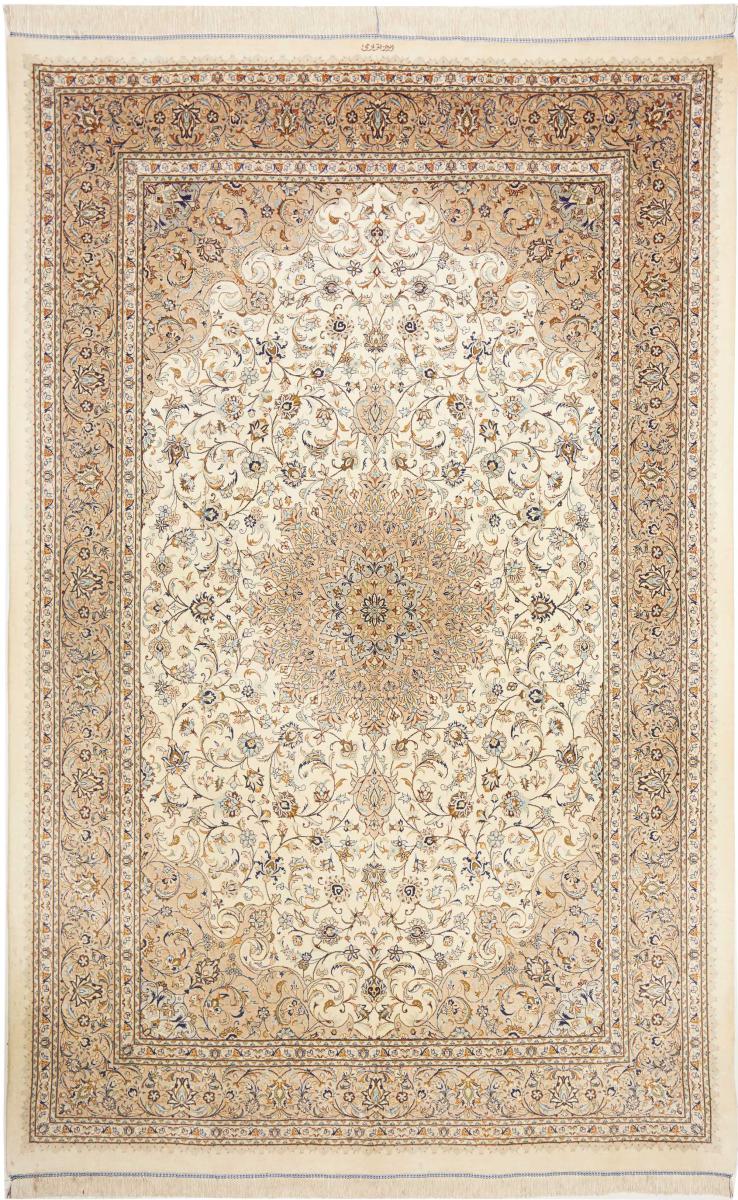 Perzisch tapijt Qum Zijde 246x159 246x159, Perzisch tapijt Handgeknoopte