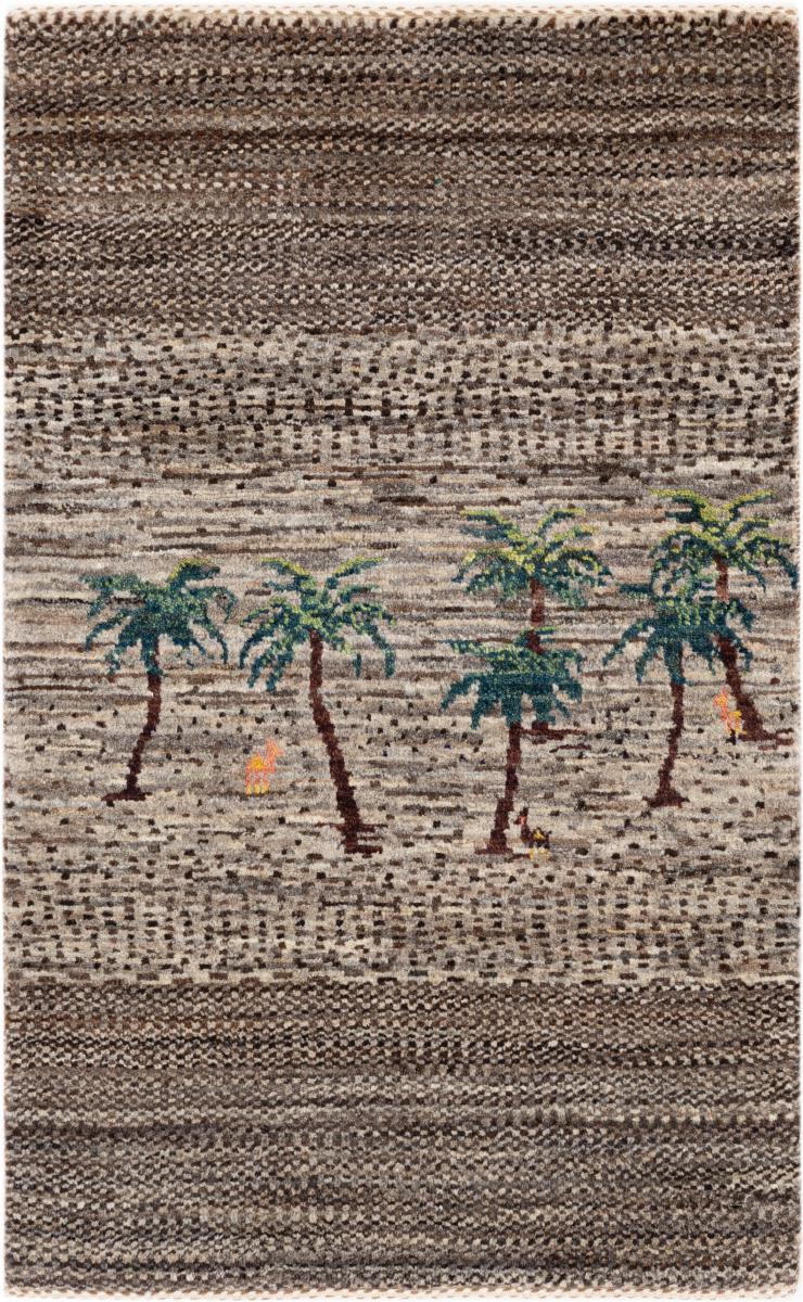 Covor persan Persan Gabbeh Loribaft Atelier 103x66 103x66, Covor persan Înnodat manual