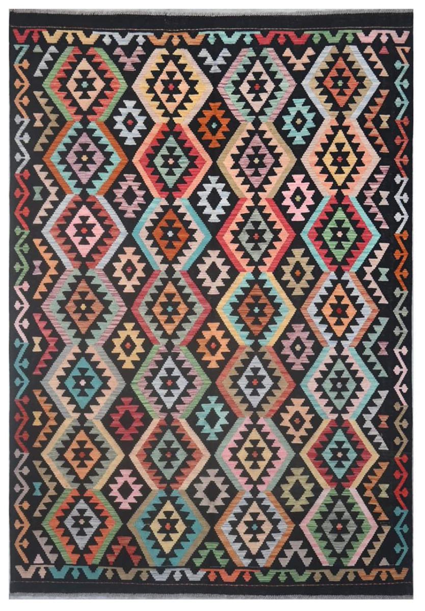 Afghan rug Kilim Afghan 9'9"x6'7" 9'9"x6'7", Persian Rug Woven by hand