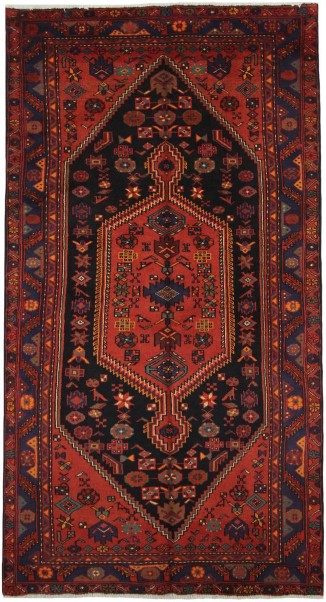 Tapis persan Hamadan 243x135 243x135, Tapis persan Noué à la main