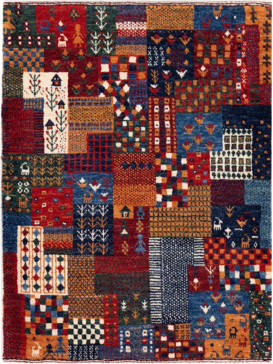 Perzisch tapijt Perzisch Gabbeh Loribaft Nowbaft 82x63 82x63, Perzisch tapijt Handgeknoopte