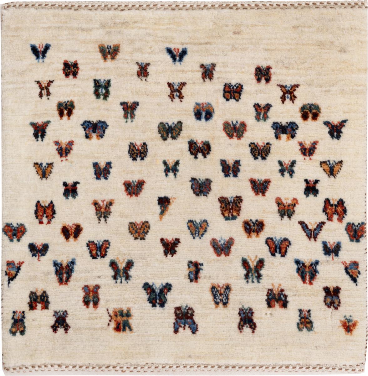 Perzisch tapijt Perzisch Gabbeh Loribaft Nowbaft 51x49 51x49, Perzisch tapijt Handgeknoopte