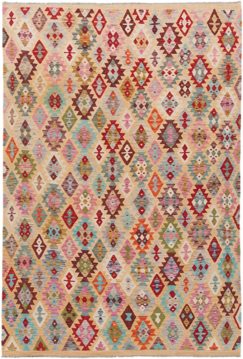 Afghan rug Kilim Afghan 9'10"x6'8" 9'10"x6'8", Persian Rug Woven by hand