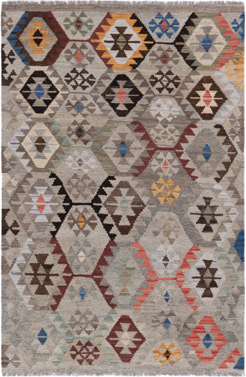 Afghanischer Teppich Kelim Afghan 187x124 187x124, Perserteppich Handgewebt