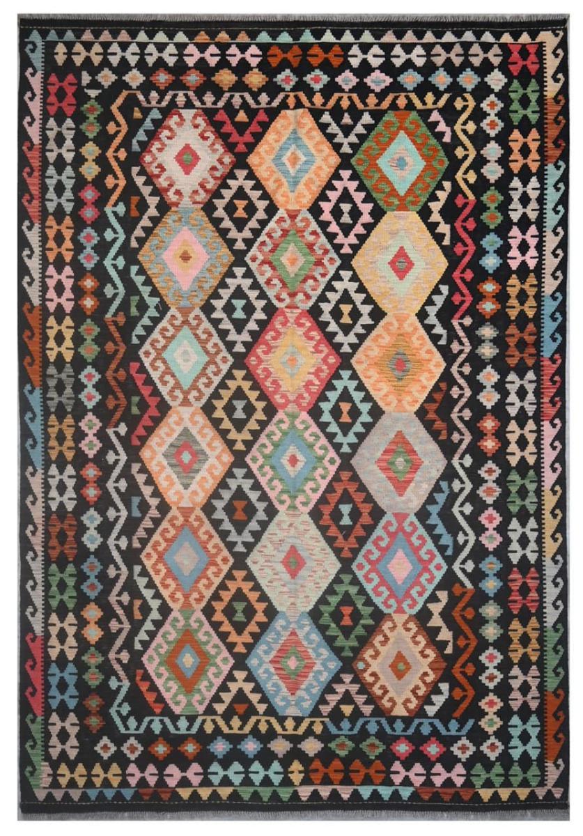 Afghan rug Kilim Afghan 9'11"x6'8" 9'11"x6'8", Persian Rug Woven by hand