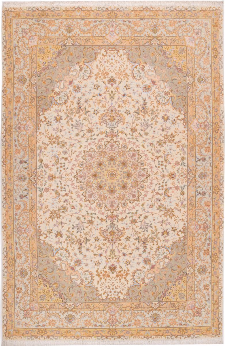Persialainen matto Tabriz 60Raj Silkkiloimi 308x201 308x201, Persialainen matto Solmittu käsin