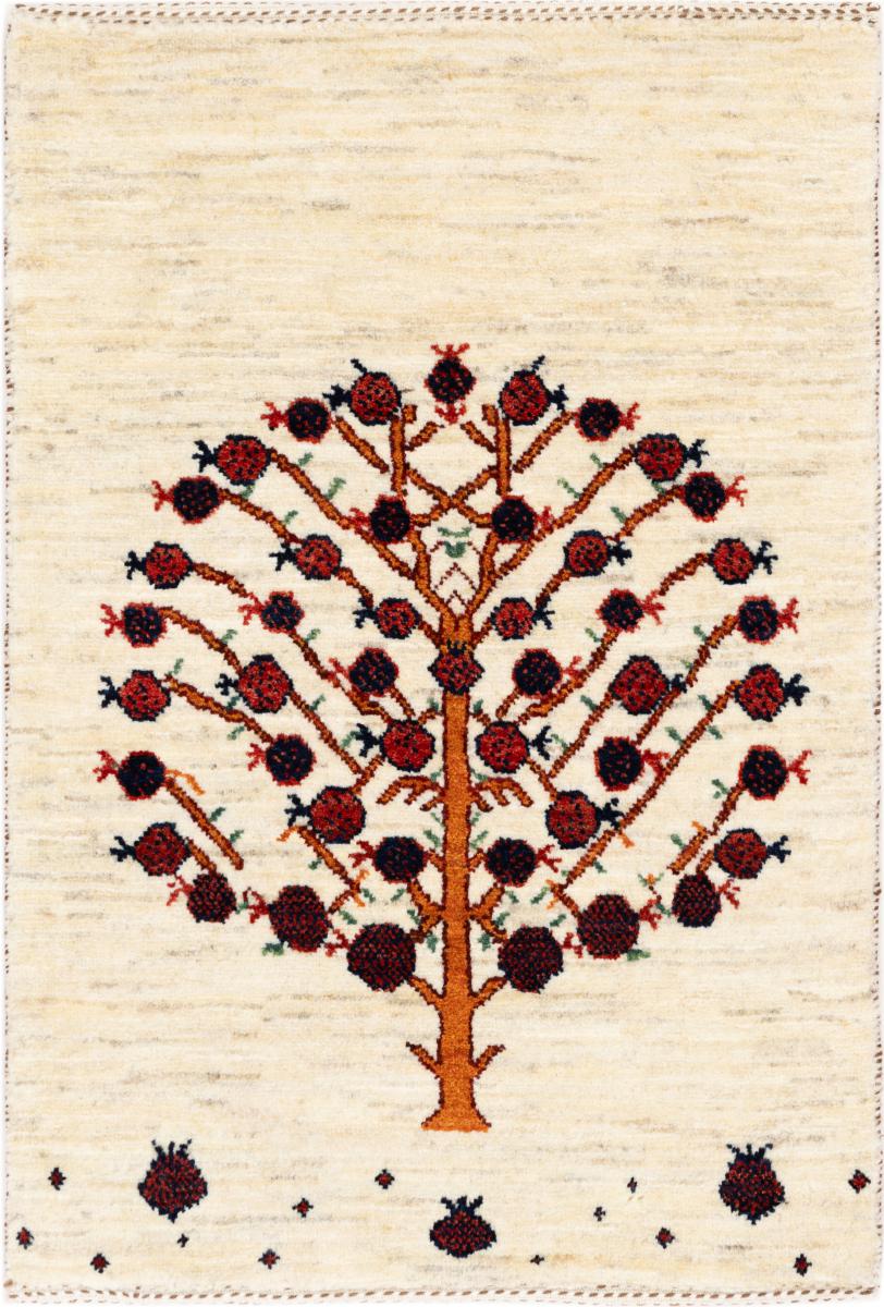 Tapis persan Persan Gabbeh Loribaft Atelier 89x61 89x61, Tapis persan Noué à la main