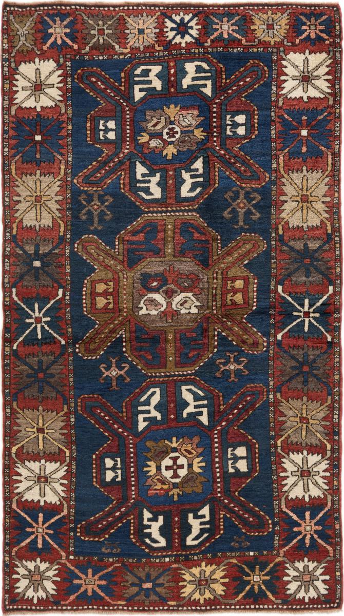 Russian rug Kazak Old 222x126 222x126, Persian Rug Knotted by hand
