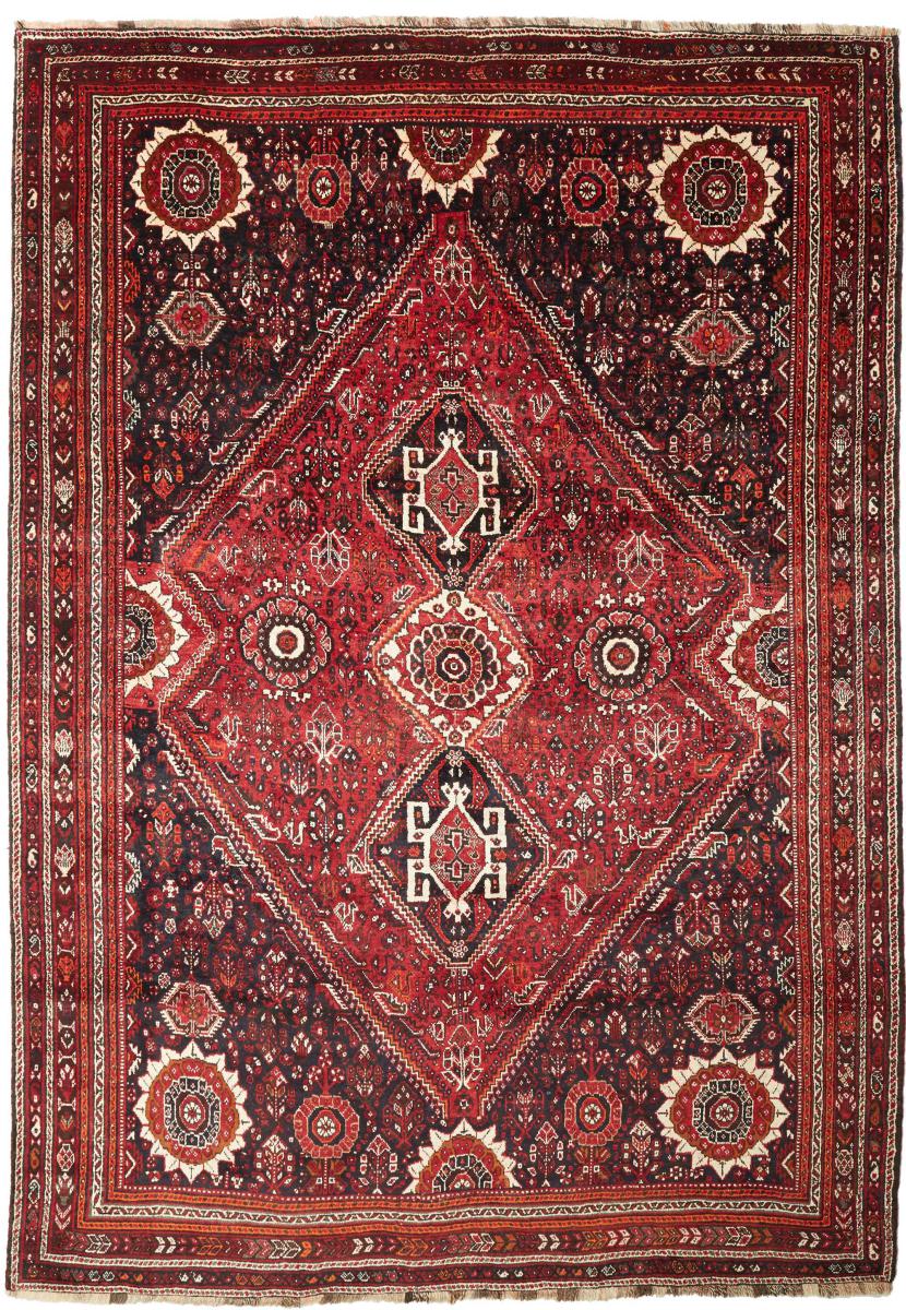 Alfombra persa Shiraz 307x217 307x217, Alfombra persa Anudado a mano