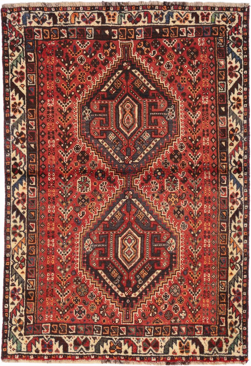 Persisk tæppe Shiraz 159x112 159x112, Persisk tæppe Knyttet i hånden