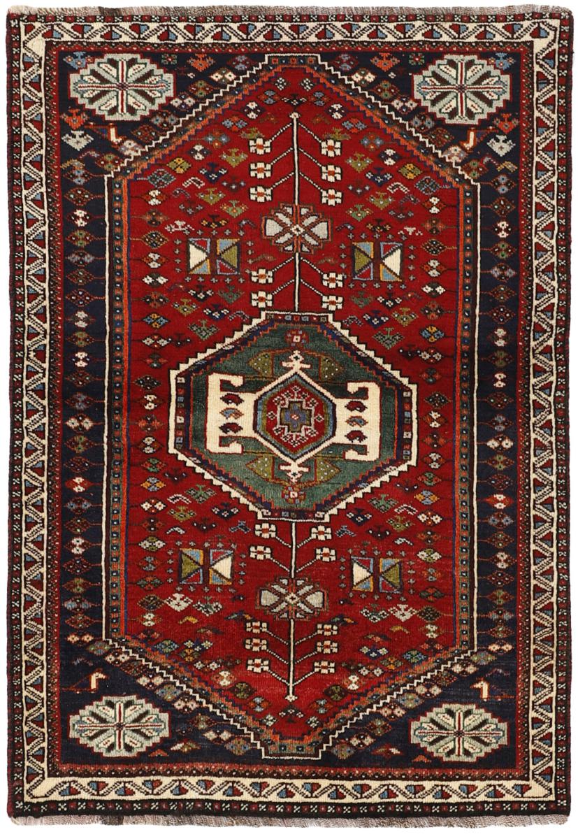 Perserteppich Ghashghai 144x101 144x101, Perserteppich Handgeknüpft
