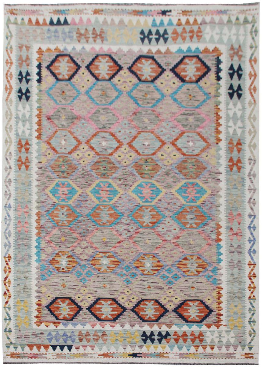 Tapete afegão Kilim Afegão 254x180 254x180, Tapete persa Tecido à mão